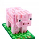 Minecraft Pig Cake