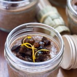 Chocolate Chia Pudding with Orange Flavoured Prunes